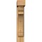 Ekena Millwork Olympic Block Rough Sawn Bracket w/ Offset Brace, Western Red Cedar, 6"W x 20"D x 32"H BKT0604X20X32OLY05RWR - alternate 3